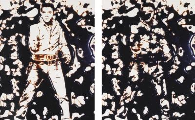 Vik Muniz : Double Elvis (From Pictures of Chocolate)